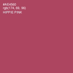 #AE4560 - Hippie Pink Color Image